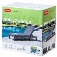 LEŻAK FOTEL OGRODOWY LEŻANKA Z MATERACEM REGULOWANY SKŁADANY BASENOWY TARAS