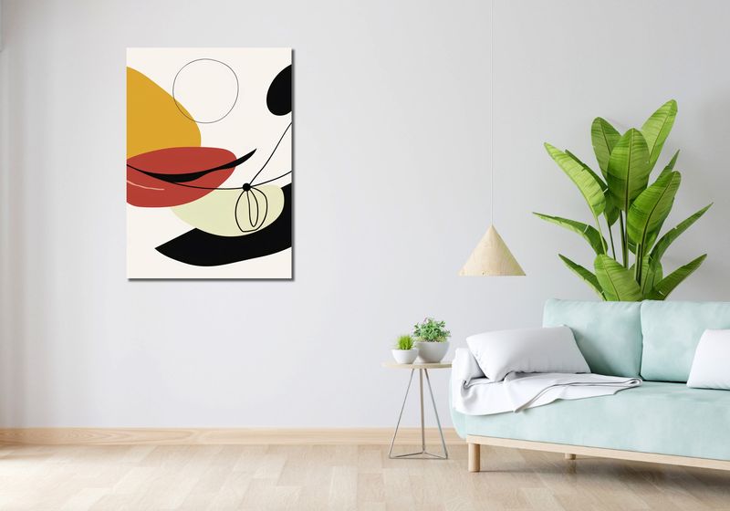 Obraz 70x100cm Geometryczna Krzywizna zdjęcie 2