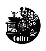 Zegar ścienny z płyty winylowej 226.13 Kawa