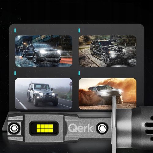 ŻARÓWKI LED H1 QERK 1 DO 1 WIĘCEJ ŚWIATŁA CAN RETROFIT IDEALNIE DOPASOWANE na Arena.pl