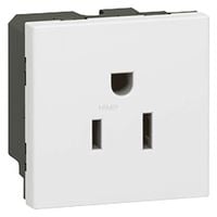 MOSAIC - Gniazdo 2P+Z 15 A 127 V~ standard US - 2 modułowe - Biały Legrand 077504
