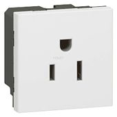 MOSAIC - Gniazdo 2P+Z 15 A 127 V~ standard US - 2 modułowe - Biały Legrand 077504
