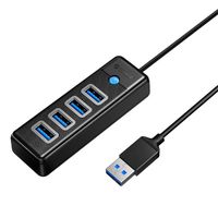 Hub USB Orico 4x USB 3.0 5Gbps DO PC i Laptopa Czarny
