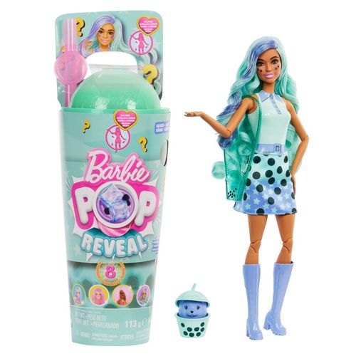 LALKA Barbie Pop Reveal Zielona herbata Seria Bubble Tea HTJ21 na Arena.pl