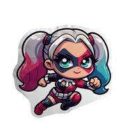 Poduszka Chibi Marvel - Harley Quinn