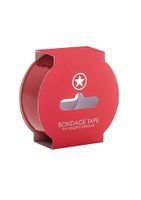 non sticky bondage tape - 17,5 meter - red