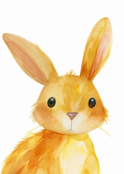 Plakat 50x70cm Słodki Zajączek zdjęcie 1