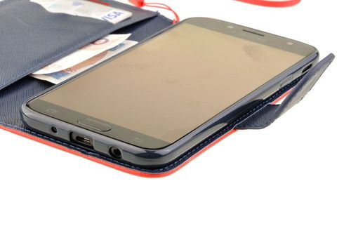 Etui Portfel Fancy Case do SAMSUNG GALAXY J5 2017 J530 różowy na Arena.pl