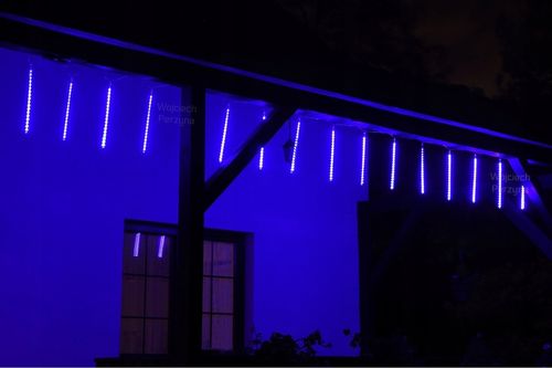 METEORY 50 CM LAMPKI PADAJĄCY ŚNIEG OŚWIETLENIE ŚWIĄTECZNE IP44 SOPLE LED na Arena.pl