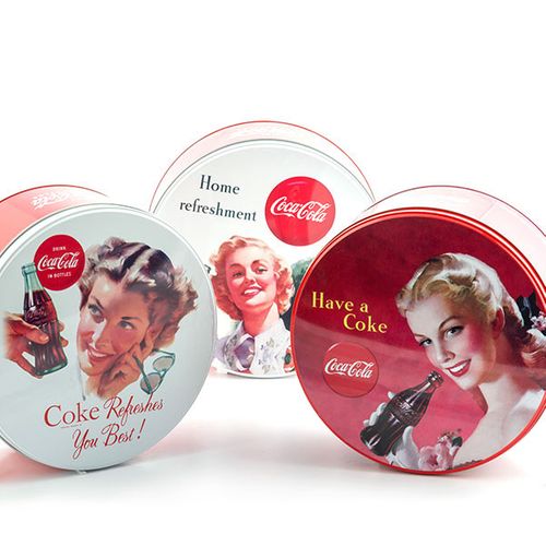 Coca-Cola Vintage Round Metal Box na Arena.pl