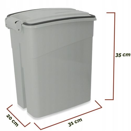 Barry King Pojemnik na suchą karmę 16l Szary na Arena.pl