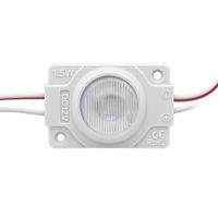 Moduł LED 12V SMD Biały Ciepły Jednopunktowy IP65 Wodoodporny 1,5W