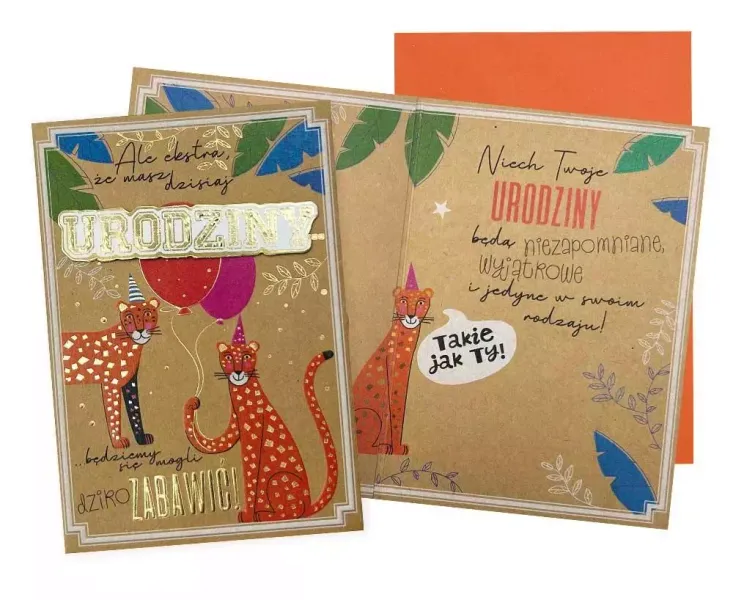 Karnet B6 Urodziny zdjęcie 1