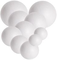 KULE styropianowe Bombki MIX ROZMIARÓW DECOUPAGE 10SZT 15-12-10-8cm