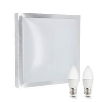 Zestaw oprawa IMPERA S chrom+2x żarówka ledowa LED 7W E27 3000K