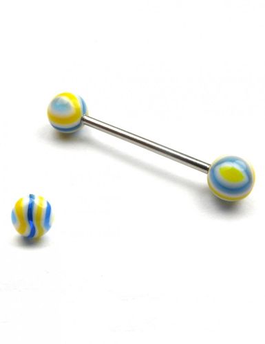 Męski piercing kolczyk do języka Estilo Sabroso Es01383 na Arena.pl