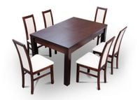 PROMOCJA-STÓŁ Z KRZESŁAMI OKLEINA NATURALNA MARKO