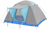 NAMIOT turystyczny 4-osobowy 210x240x130 cm IGLO SAVANA szaro-niebieski