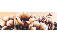 90X30CM DOSTOJNE KWIATY TRÓJ OBRAZ