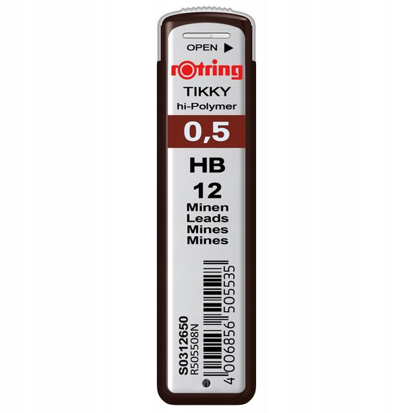 GRAFITY ROTRING PCL 0,5 HB S031265 A'10 zdjęcie 1