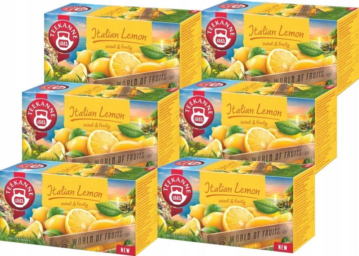 (x6) TEEKANNE Herbata Italian Lemon 20tb zdjęcie 1