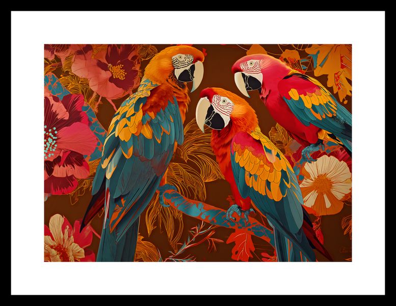 Plakat 29,7x21cm Kolorowe Ary zdjęcie 3