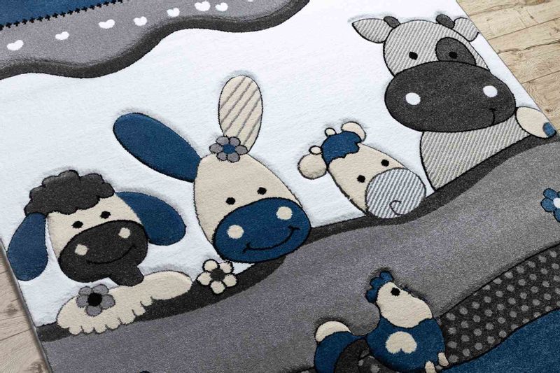 RUG/LU/TINIES/FARM/BLUE/160x220 zdjęcie 3