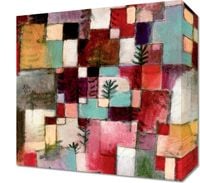 Obraz 30x30cm Red Green, Paul Klee Vintage do Salonu