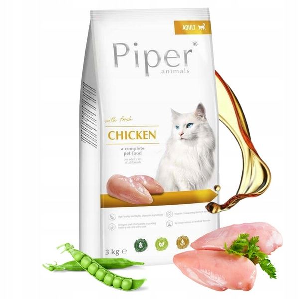 Piper karma sucha kurczak 3 kg zdjęcie 7
