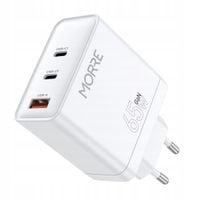 TIROSS MORRE ŁADOWARKA USB, USB C 65W BIAŁA