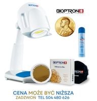 Lampa Bioptron Pro 1 z filtrem fulerenowym, statyw stołowy PAG-990-FFK z prezentem Zepter Gratis filtr - Filtr Indygo