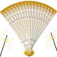 ELEGANCKIE DŁUGIE ZIMNE OGNIE WESELNE 70cm 100szt - GOLD EDITION OPAKOWANIA