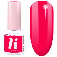 HI HYBRID Lakier hybrydowy #233 Neon Red 5ml