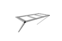 Półka do szklarni 4 m, rozstaw między łukami 1 m BRAK NA STANIE