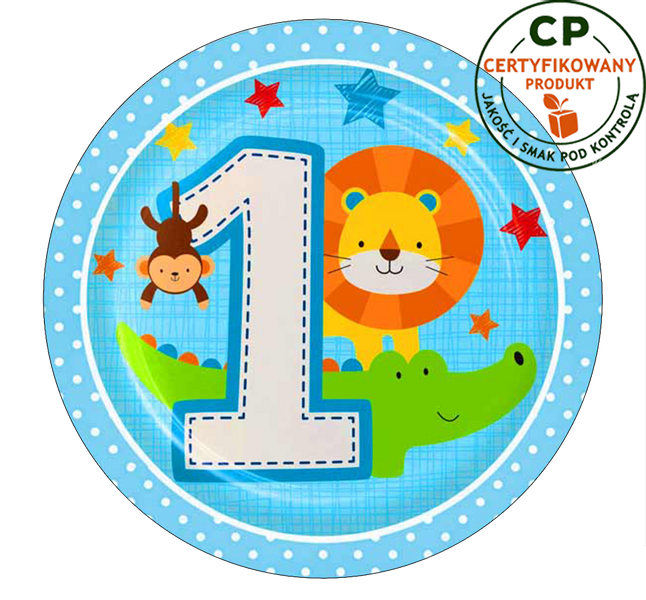 Opłatek na tort - na Roczek zdjęcie 1