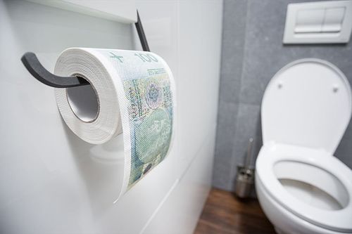 PAPIER TOALETOWY 100ZŁ - ROLKA XL na Arena.pl