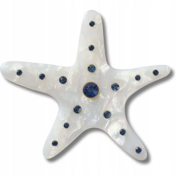 Crocs Przypinki Jibbitz Piny Do Butów Silver Starfish zdjęcie 1