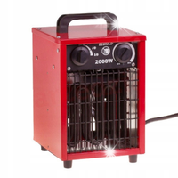 NAGRZEWNICA ELEKTRYCZNA 2KW FARELKA TERMOSTAT REGULACJA TEMPERATURY 230V