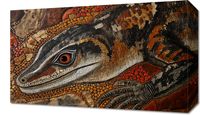 Obraz 50x30cm Oko Jaszczurki