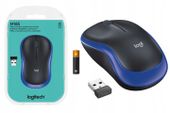 Mysz Bezprzewodowa LOGITECH M185 Nano BLUE