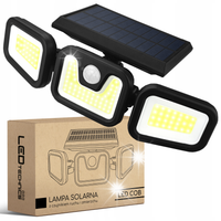 Naświetlacz Solarny LED Czujnik Ruchu Zmierzchu PIR Lampa Zewnętrzna