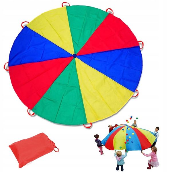 PROFESJONALNA CHUSTA ANIMACYJNA 3m SPADOCHRON + FU zdjęcie 1