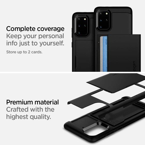 Etui Spigen Slim Armor Cs Galaxy S20+ Plus Black na Arena.pl