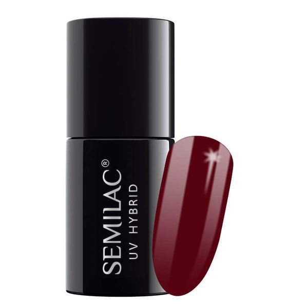 Semilac 071 Lakier hybrydowy Deep Red, 7ml zdjęcie 1