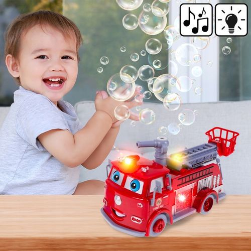 WÓZ STRAŻACKI NA BAŃKI MYDLANE STRAŻ POŻARNA EDEK AUTO DO BANIEK SAMOCHÓD na Arena.pl