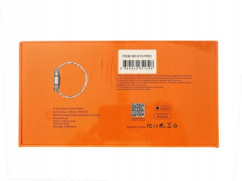 SmartWatch X10 PRO METALOWY Menu PL Rozmowy NFC 1.55" HD AMOLED Android iOS na Arena.pl