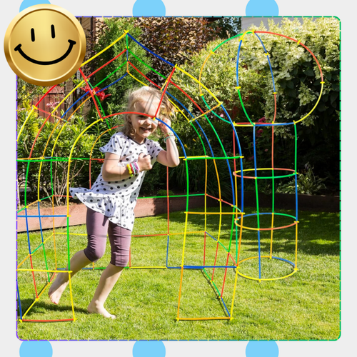 zestaw klocków konstrukcyjnych 800 elementów kreatywne słomki dla dzieci na Arena.pl