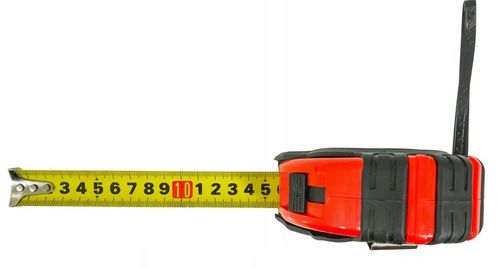 METRÓWKA RĘCZNA MIARKA METR ZWIJANY TAŚMA MIERNICZA MIARA ŻÓŁTA 8M na Arena.pl