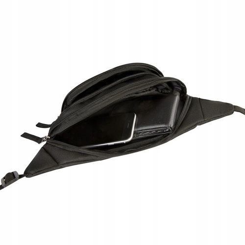 Nerka damska męska czarna saszetka na pasku sportowa biodrówka ZAGATTO na Arena.pl