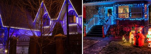 WĄŻ LED ŚWIETLNY ZEWNĘTRZNY TAŚMA ŁAŃCUCH LAMPKI ZIMNE FLASH IP67 230V 50m na Arena.pl